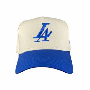 Reference LA Cream/Blue Hype Snapback Brand New